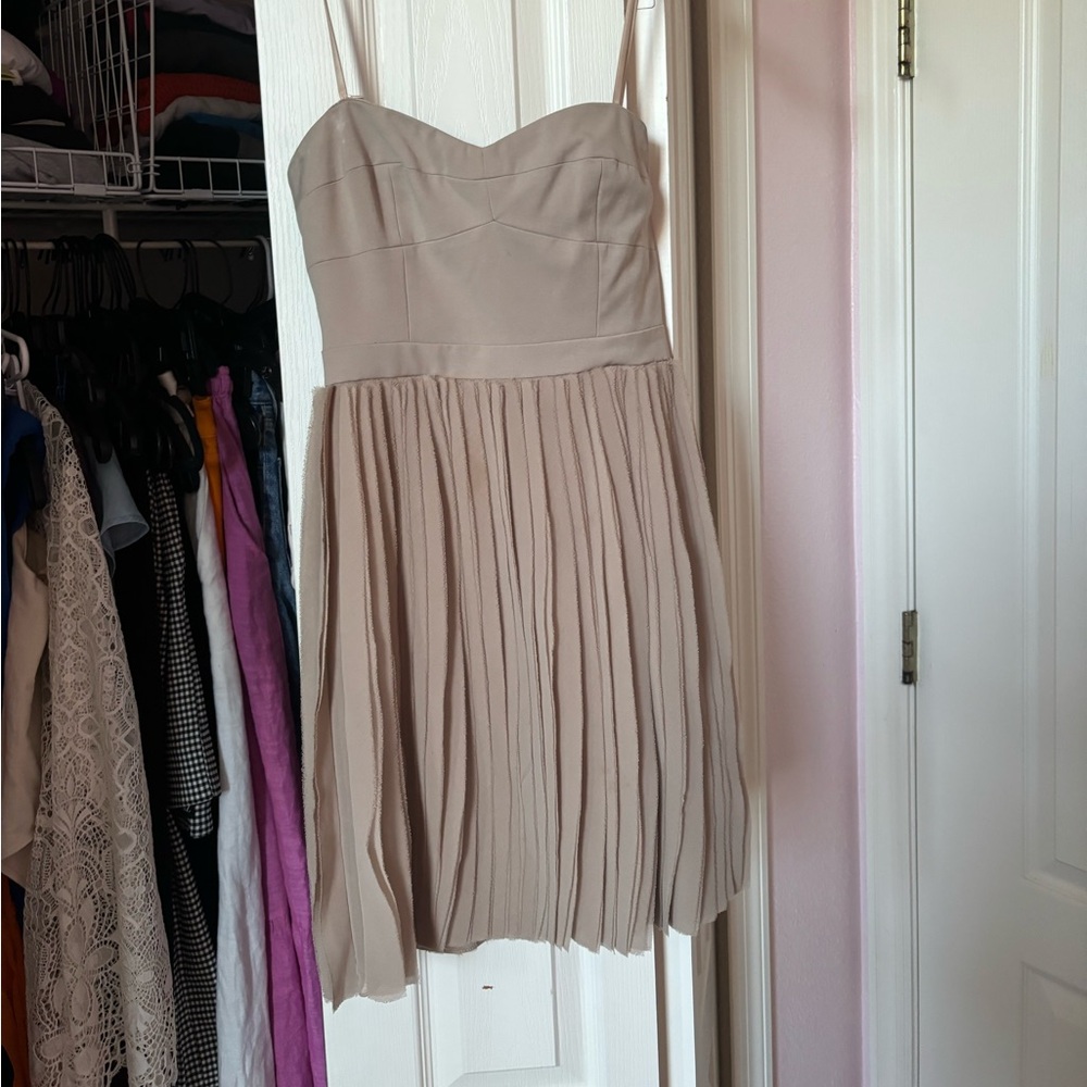 BCBGMaxAzria Pumice Angel Strapless Bustier Short Dress - Picture 3 of 7